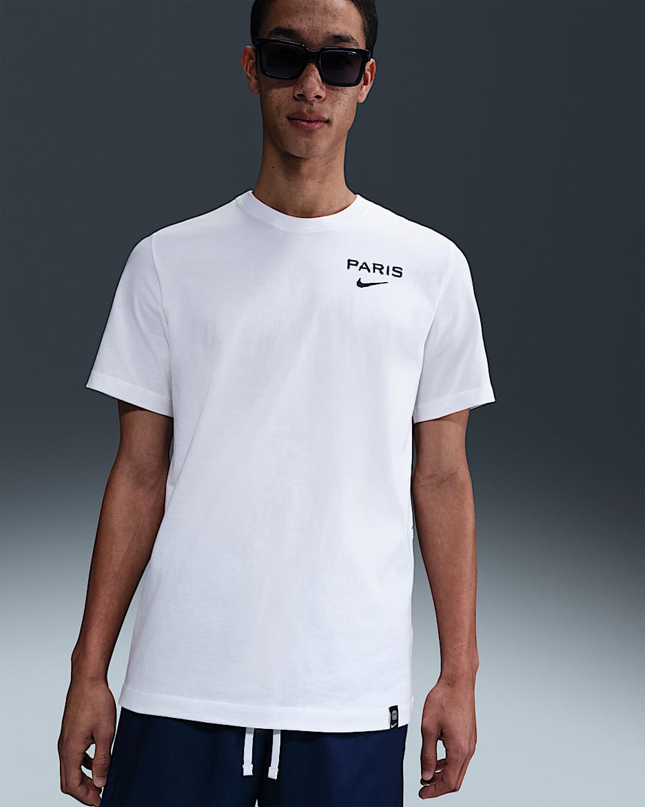 ★Nike★ Paris Saint-Germain Away Nike Football T-Shirt M Wh Paris Saint-Germain Away Men's Nike Football T-Shirt. Nike HR